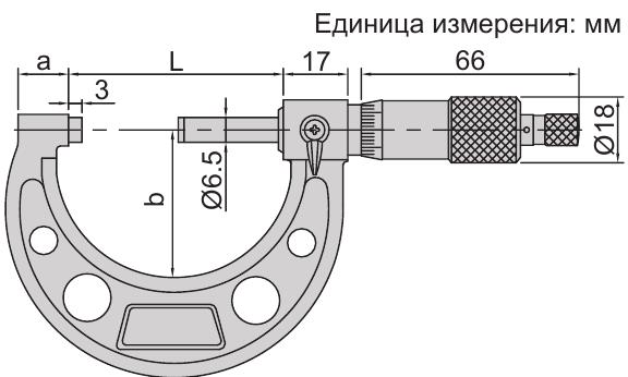 Микрометр для наружных измерений INSIZE 3203